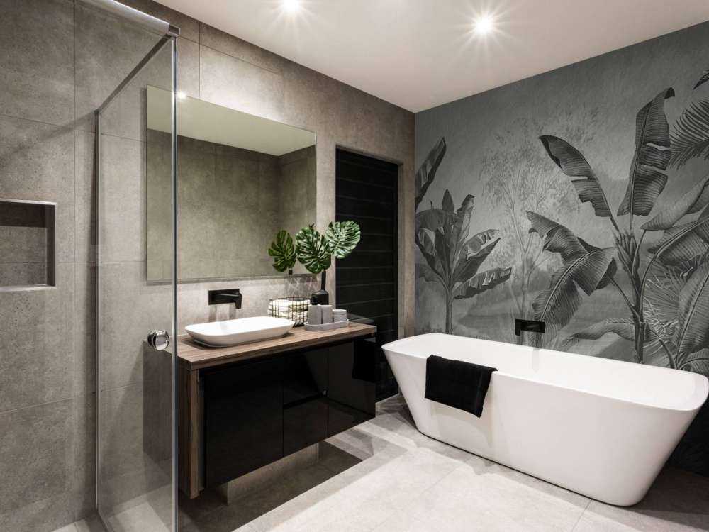 Bananiers en noir et blanc