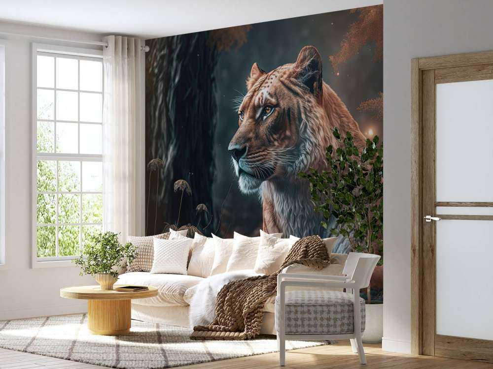 Illustration d'un lion