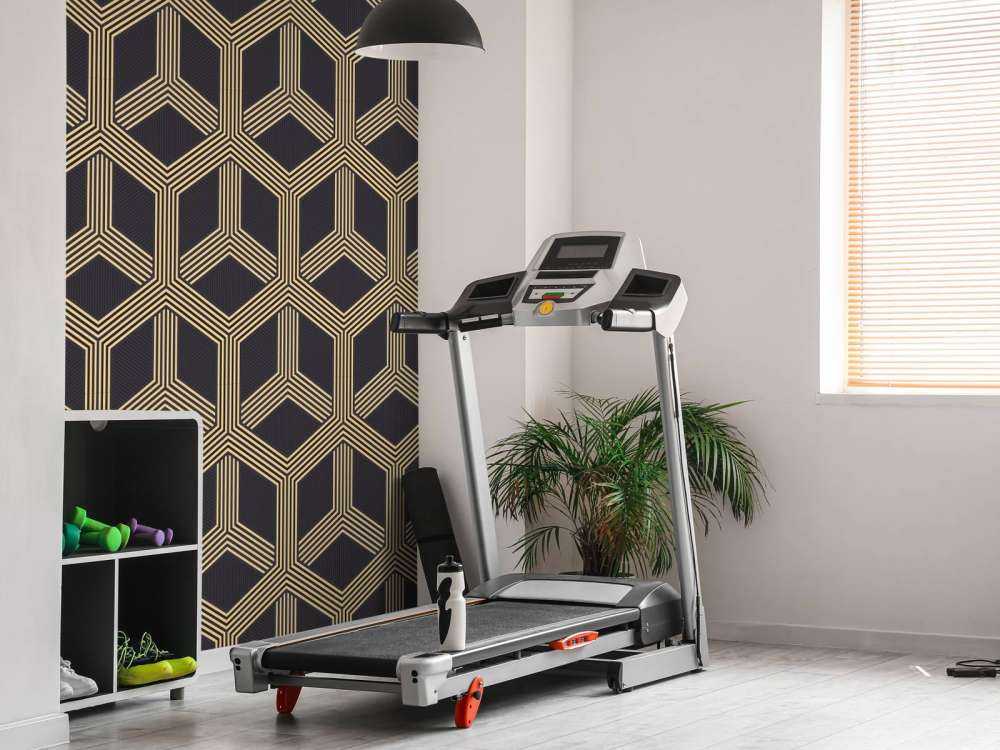 Motif d'illusion art déco