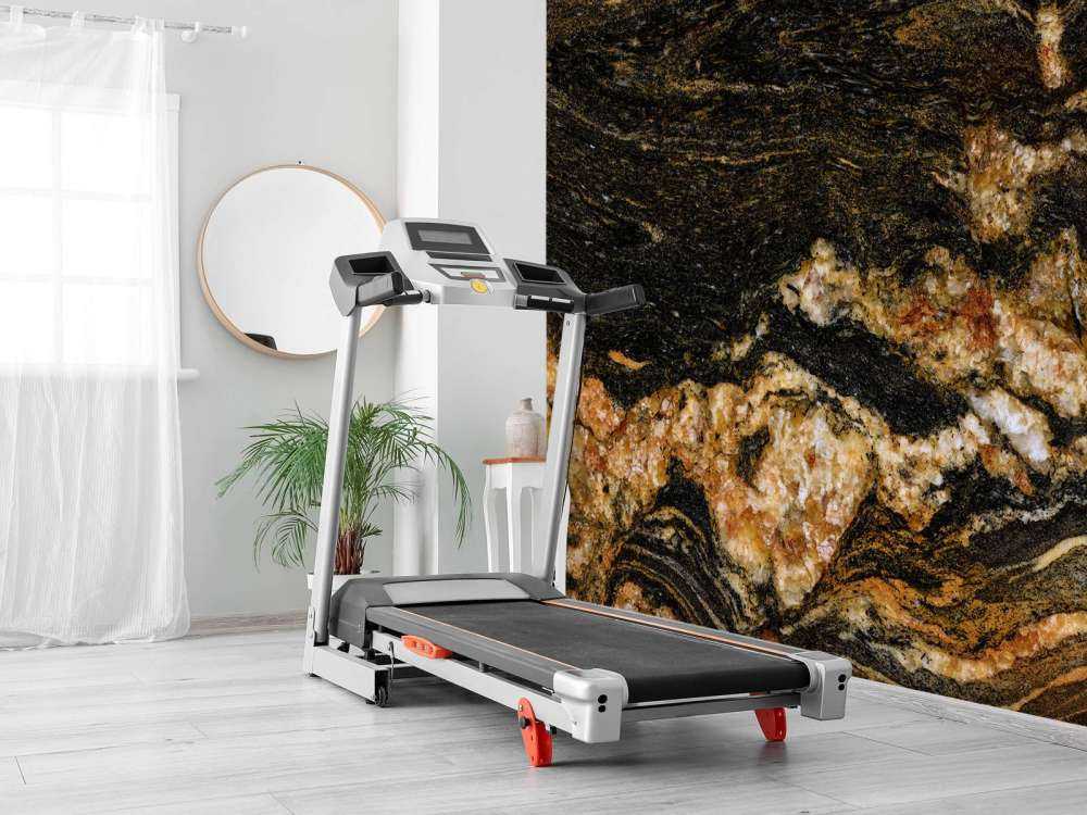 Marbre avec structure cristalline