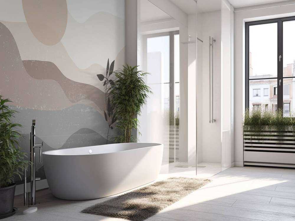 Coucher de soleil du milieu du siècle