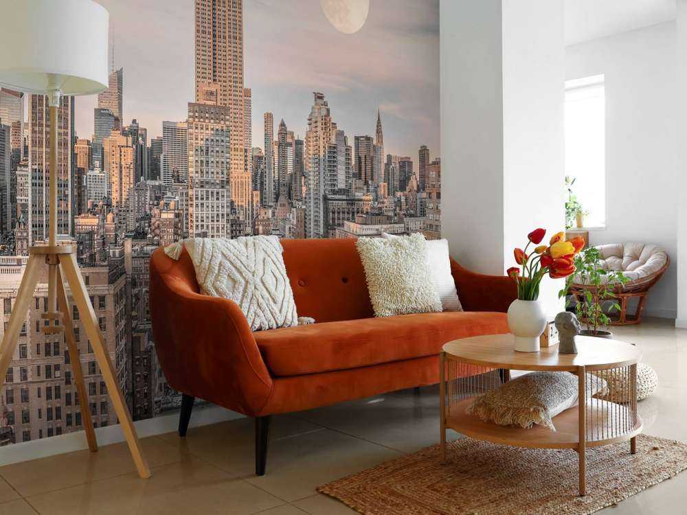 Empire State Building avec skyline