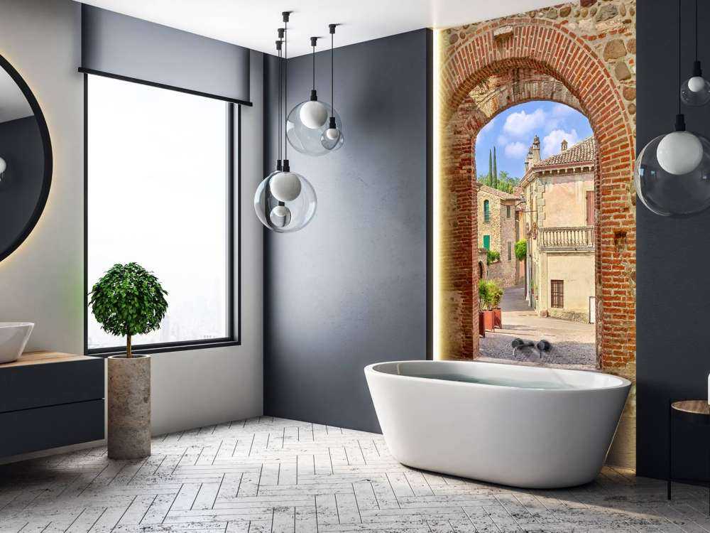 Passage avec double arc