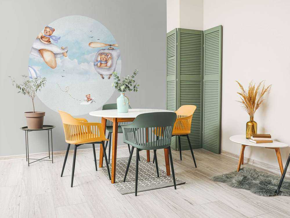 Des ours dans le ciel bleu