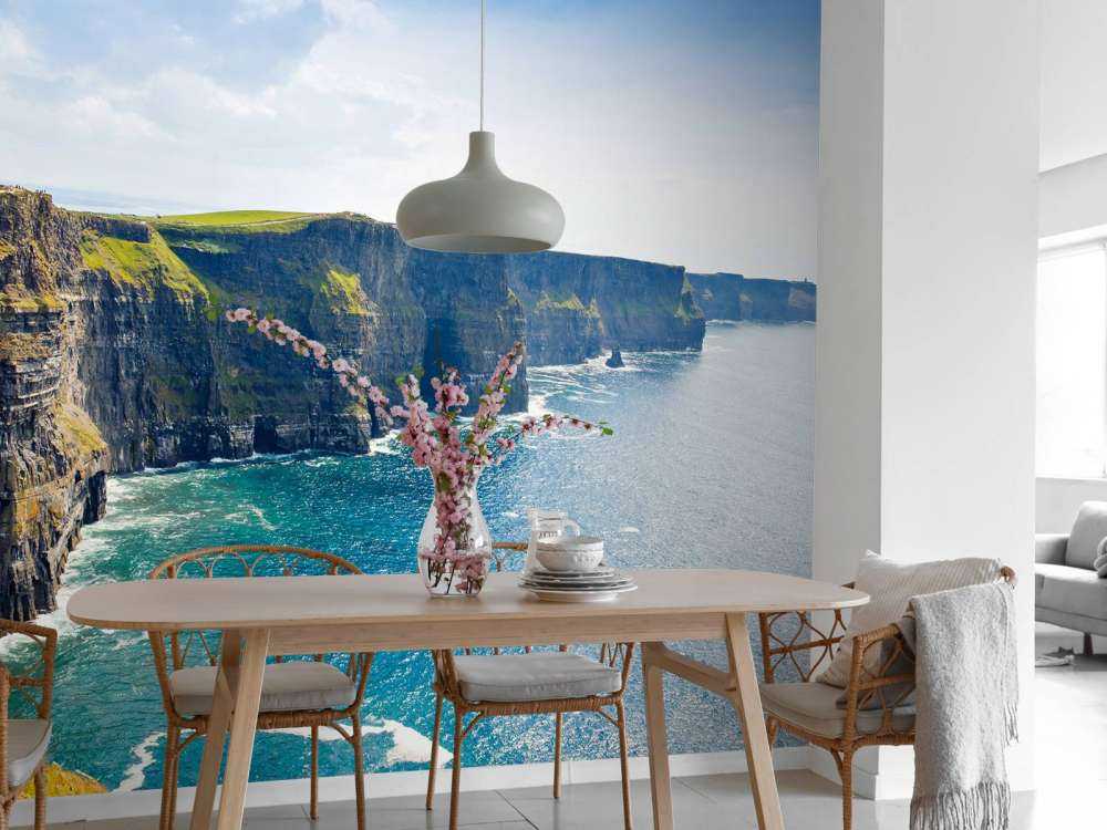 Falaise le long de la côte