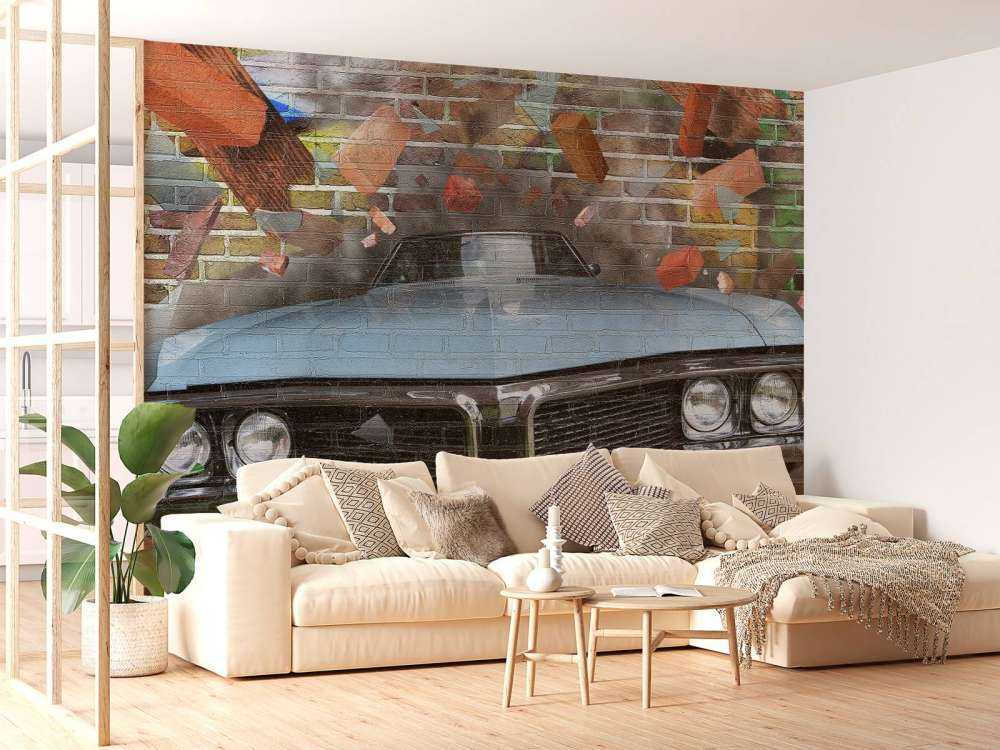 Graffitis sur la voiture