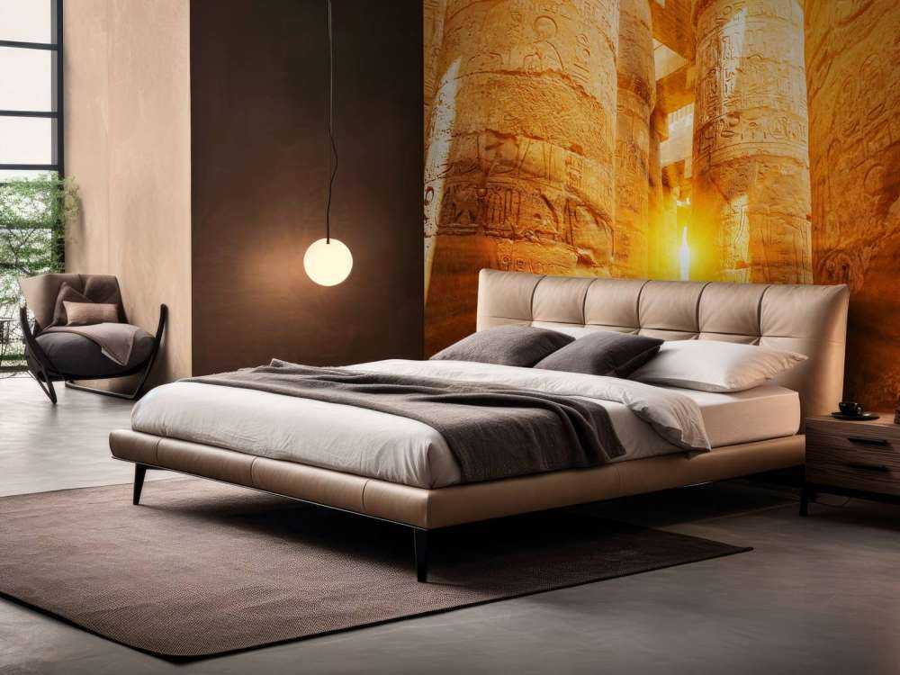 Le soleil à travers les ruines