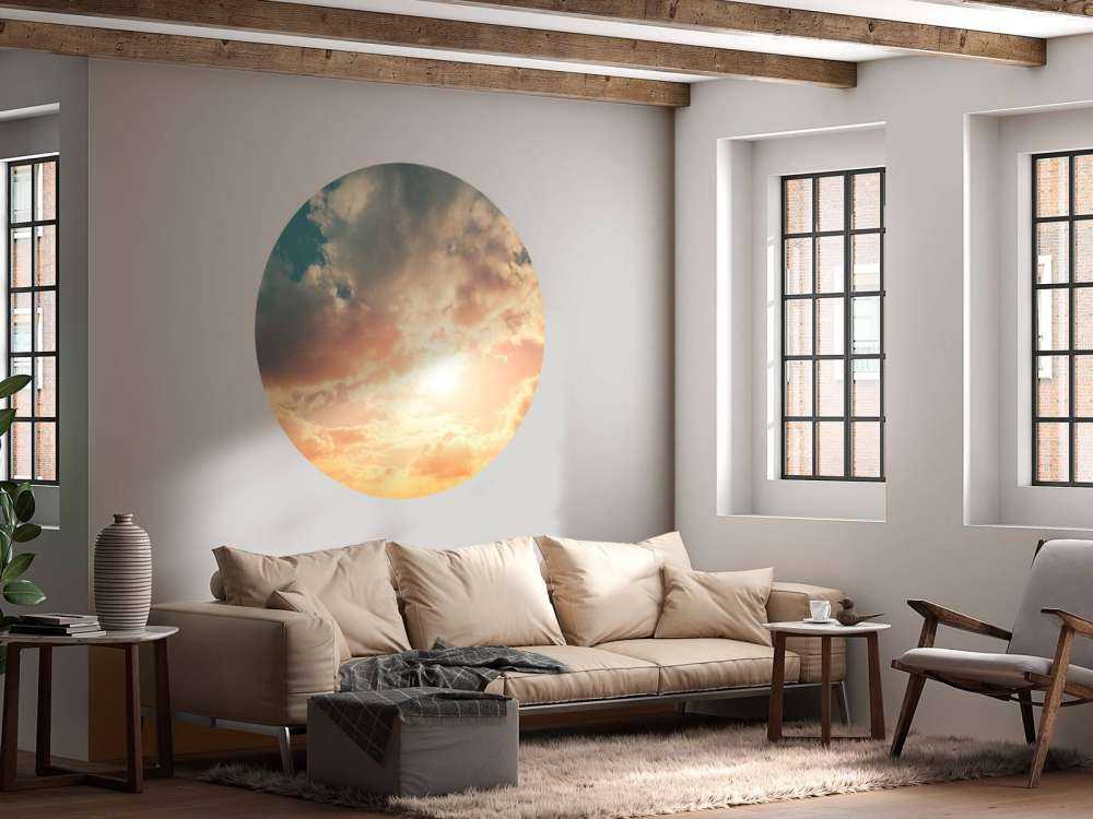 Ciel coloré avec des nuages