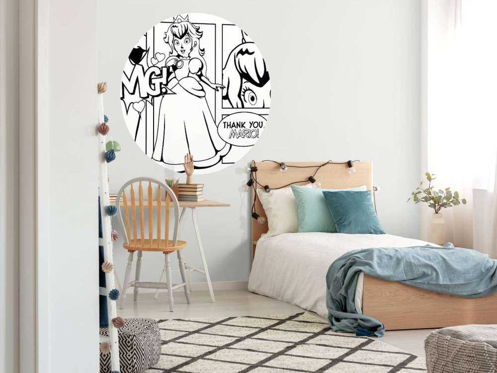 Moment de princesse en bande dessinée