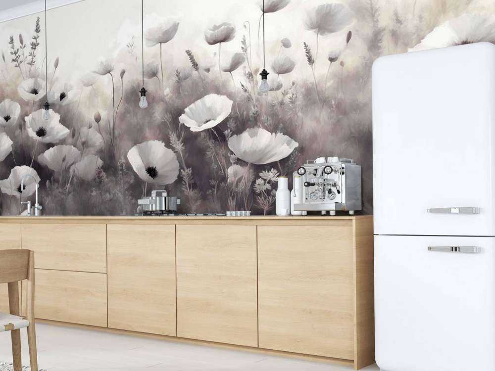 Danse de fleurs sauvages - noir