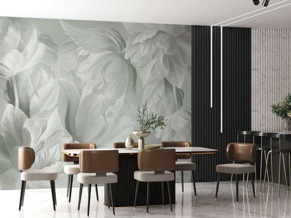 Grandes tulipes vertes