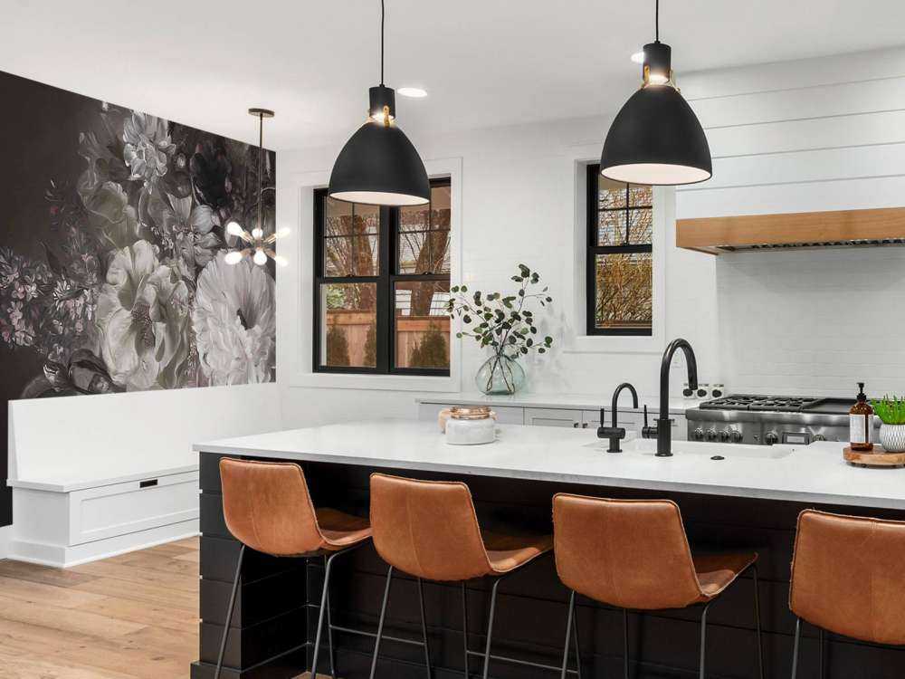 Bouquet avec lilas vert