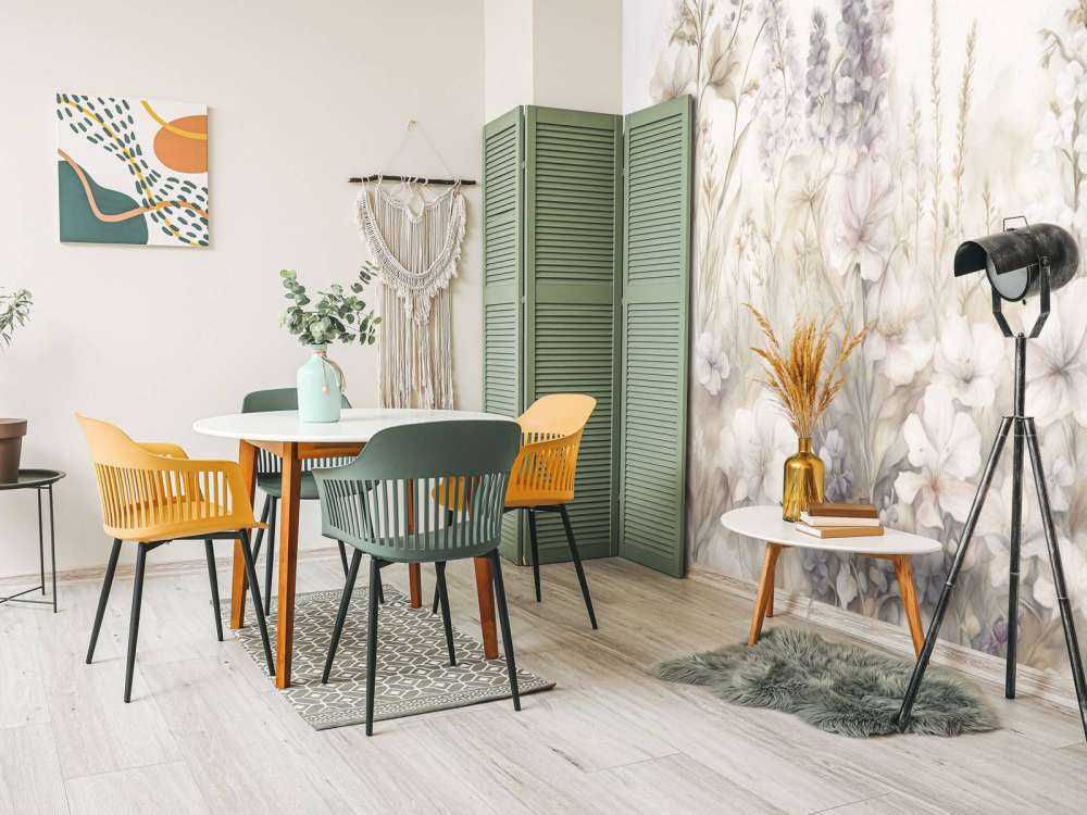 Jardin anglais tendre - orange