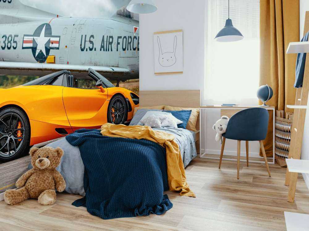 Supercar en avion de chasse