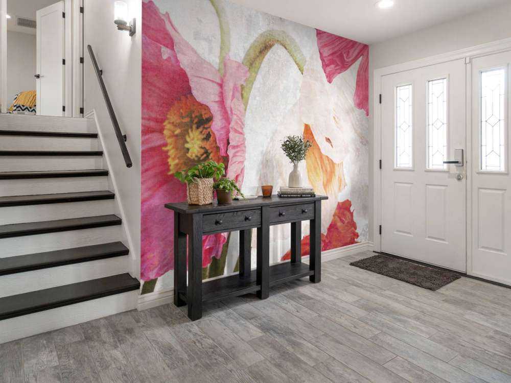 Coquelicots dansants dans l'air d'été