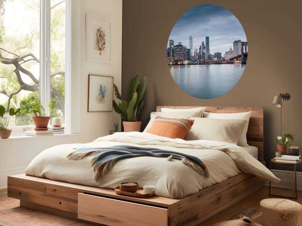 Coucher de soleil de New York