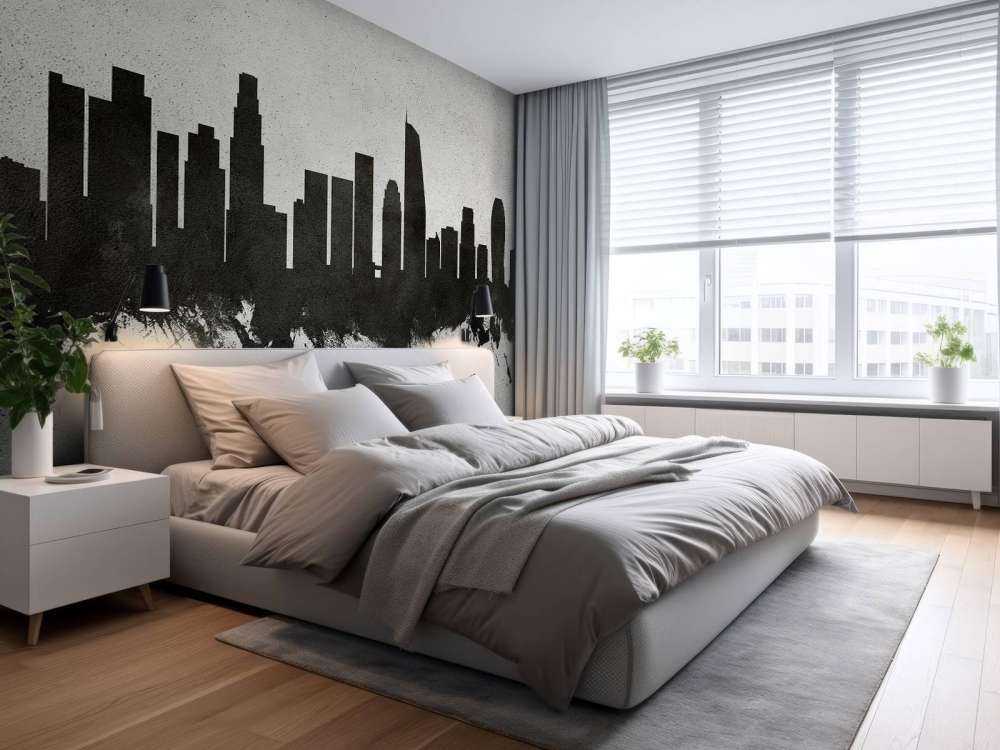 Aquarelle skyline, Los Angeles