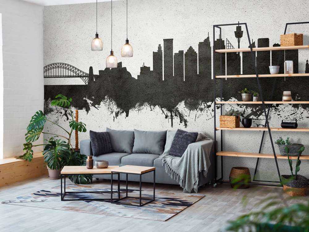 Aquarelle skyline, Sydney