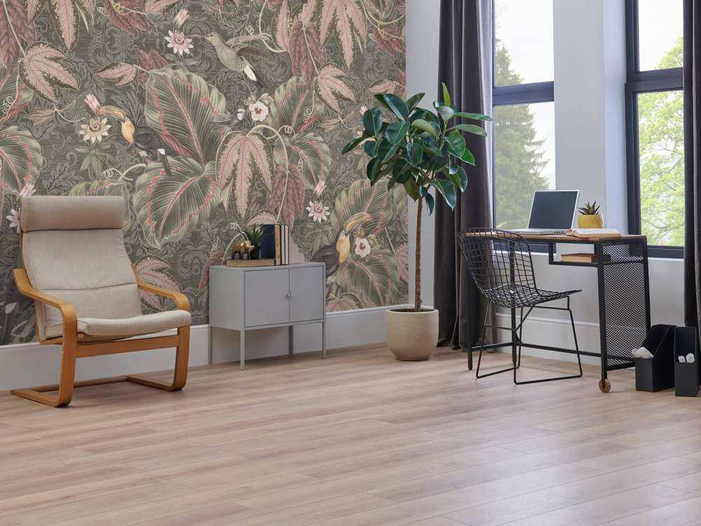 Oiseaux de la jungle tropicale & toucans - vert vintage