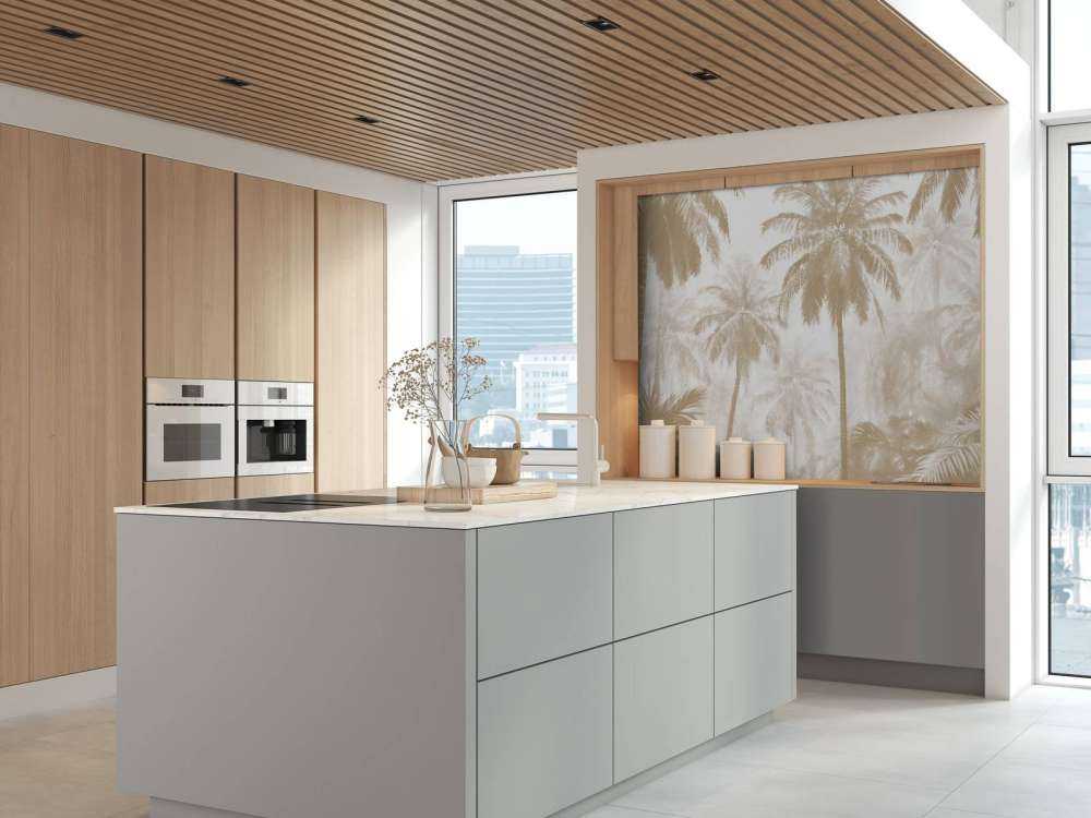 Forêt de Palmiers Brumeuse, taupe