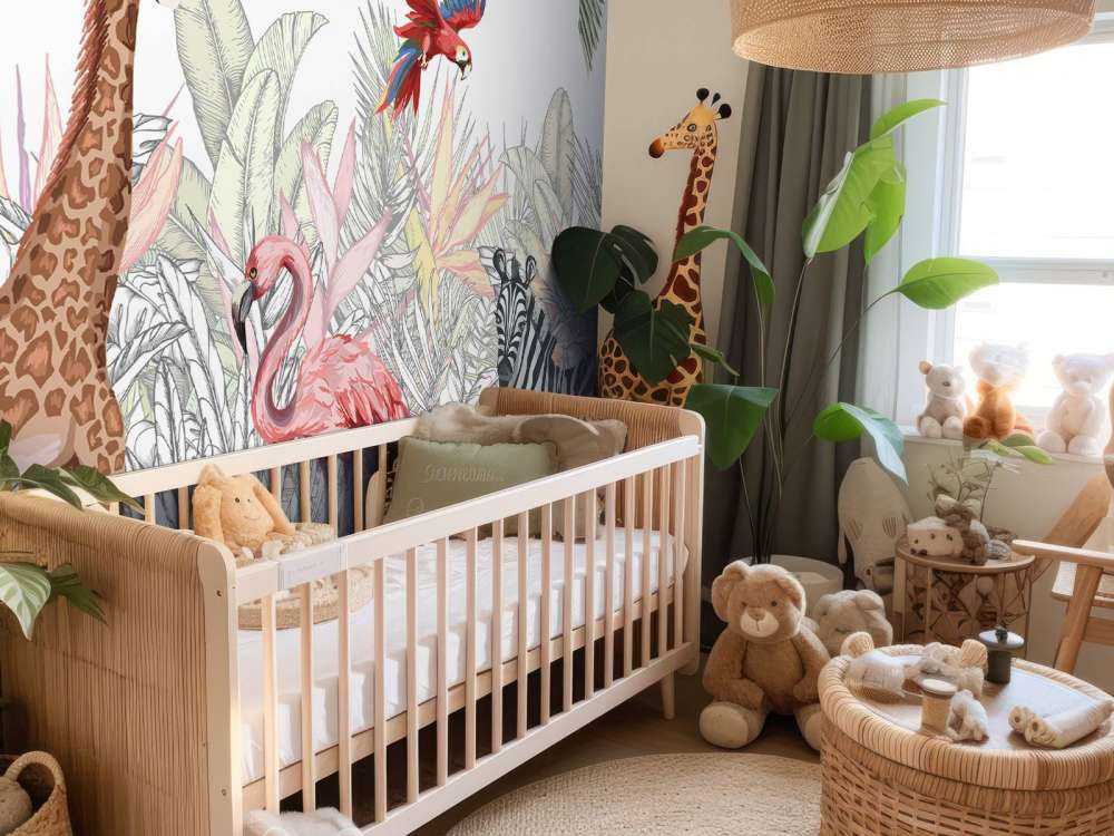 Dessin d'animaux dans la jungle