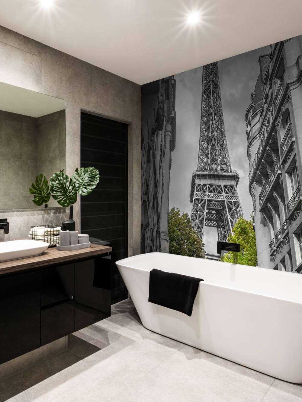 Tour Eiffel noir et blanc