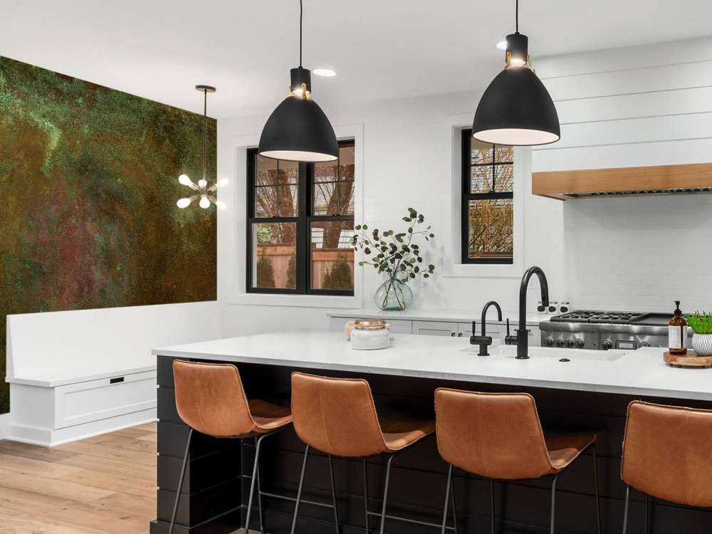 Structure oxydée magnifiquement mise en valeur