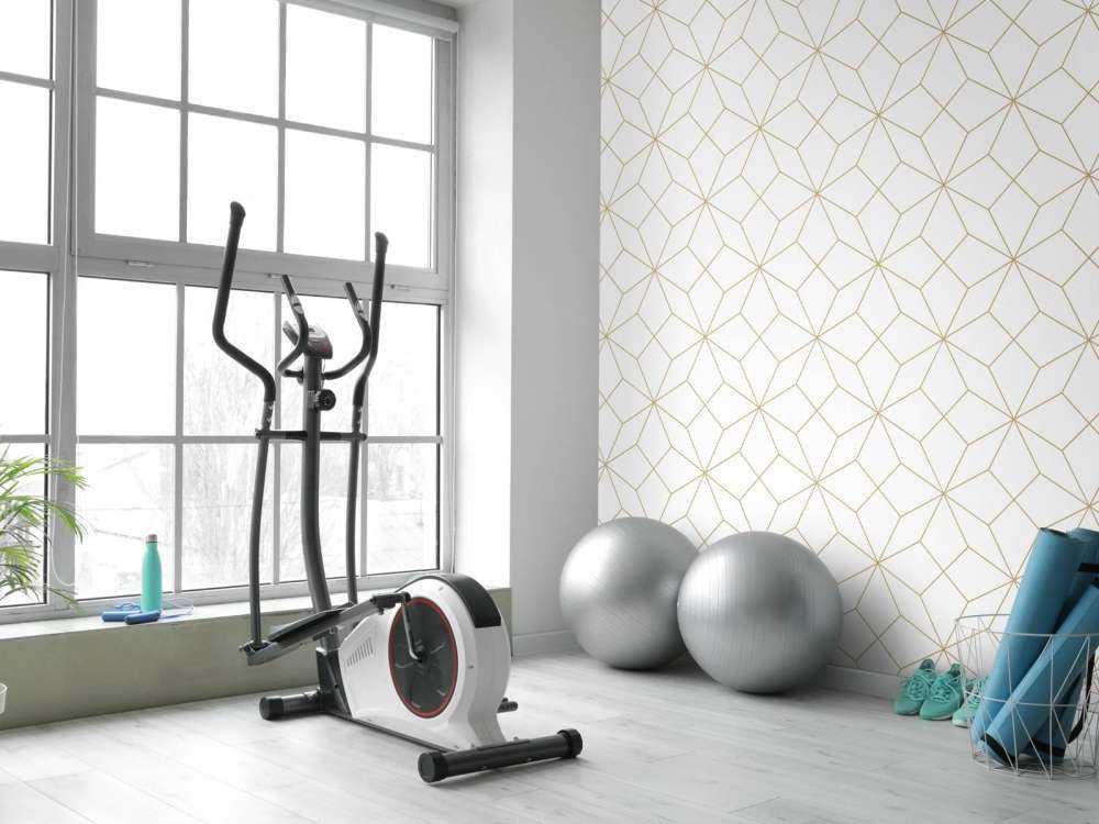 Motif Lignes or abstraites