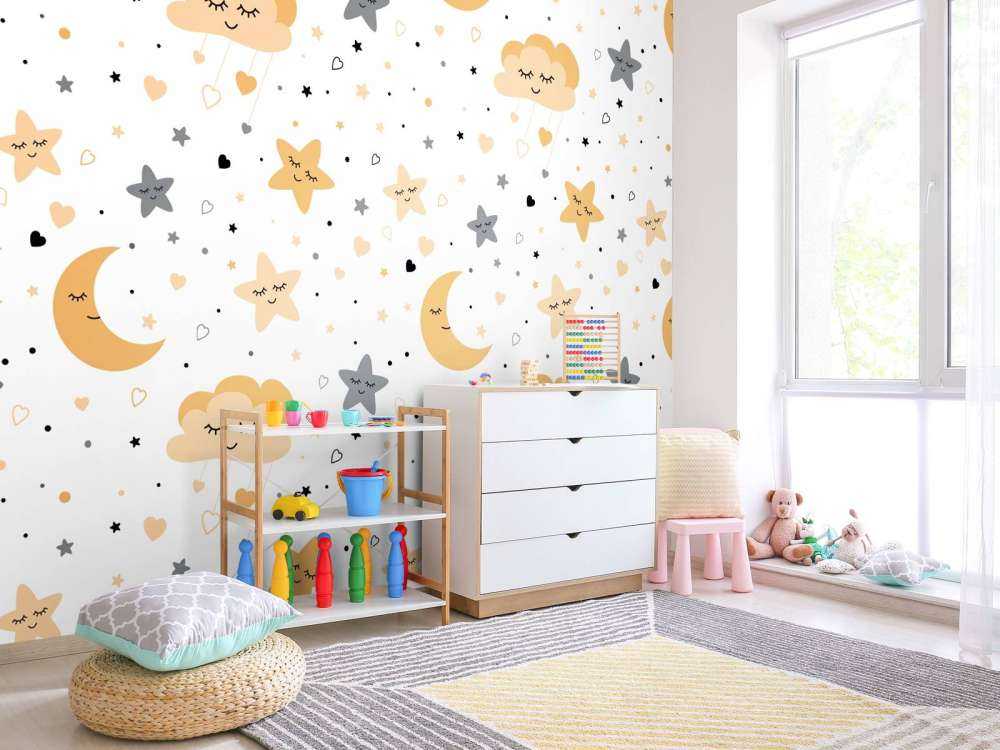 Nuages, lunes et étoiles