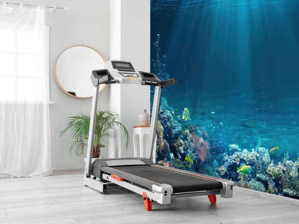 Des rayons de soleil à travers l'eau