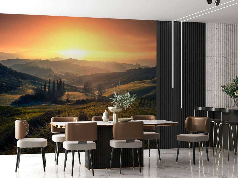 Val d'Orcia in the morning