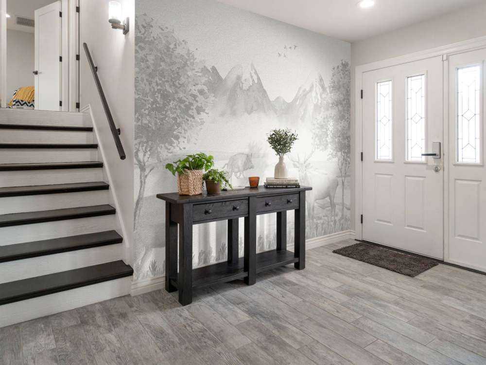 Animaux de la forêt en nuances de gris