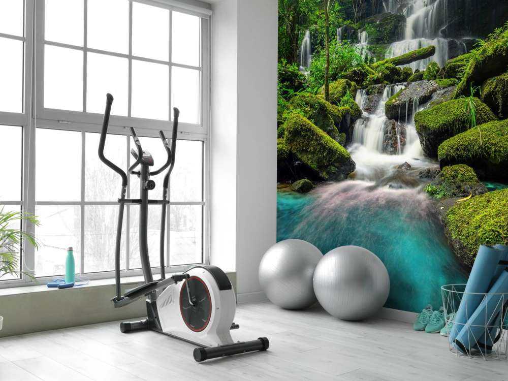 Chute d'eau dans une jungle