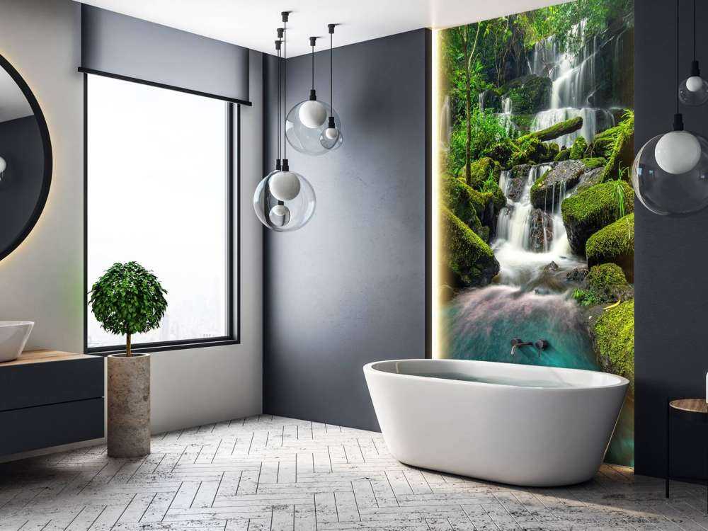 Chute d'eau dans une jungle