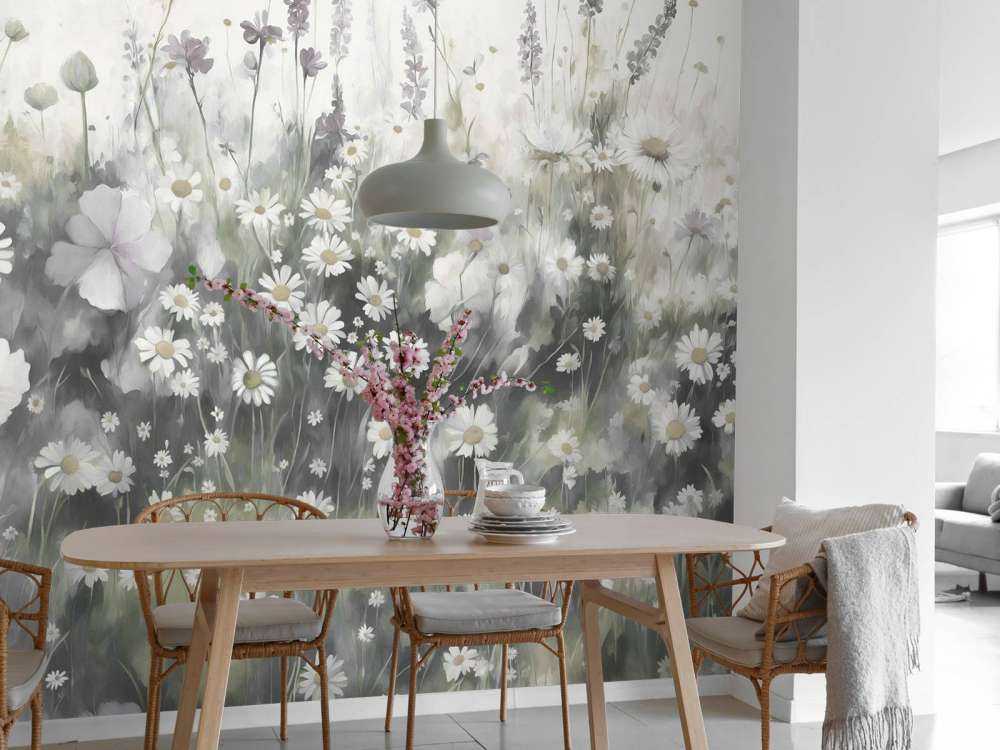 Verdure luxuriante de l'été vert olive