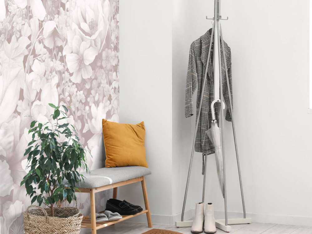 Festival des fleurs sans couture - vert doux