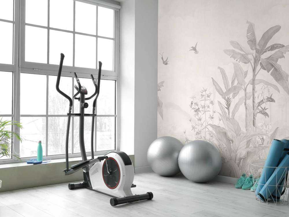 Jungle tropicale avec des colibris.