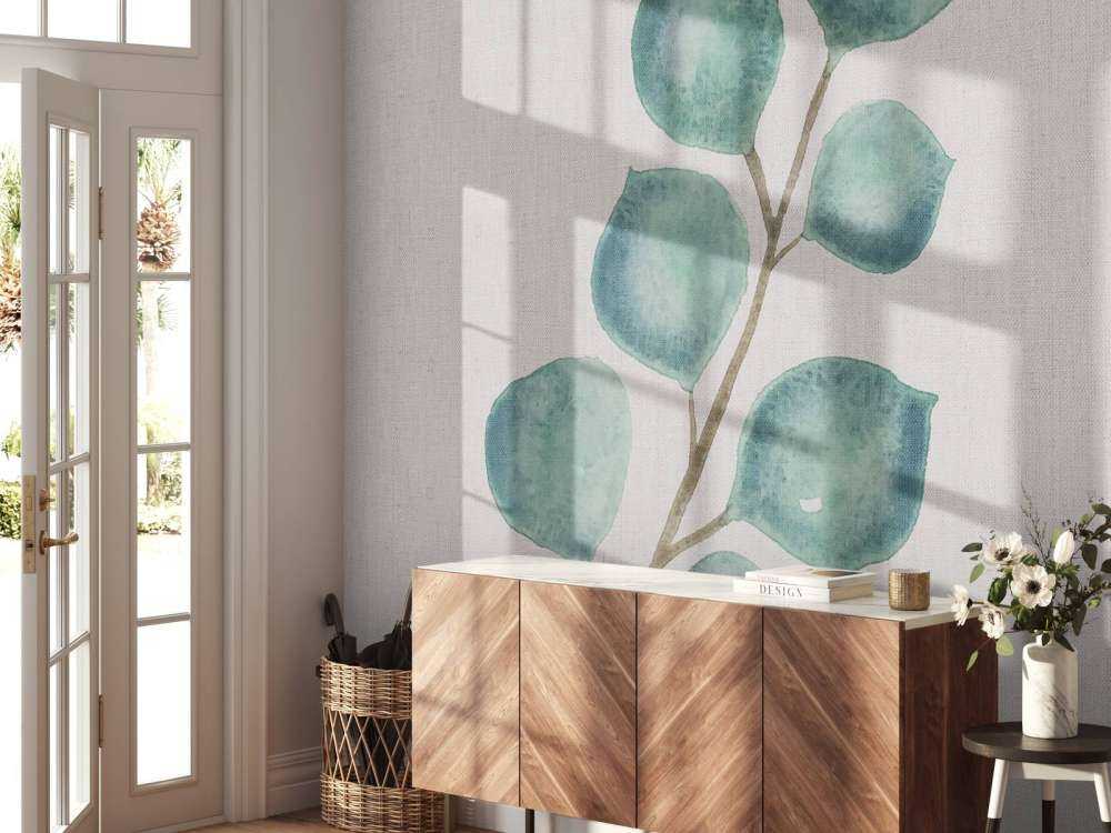 Eucalyptus en aquarelle douce