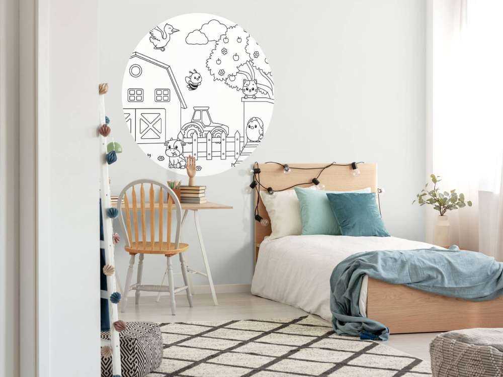 Animaux joyeux à la ferme