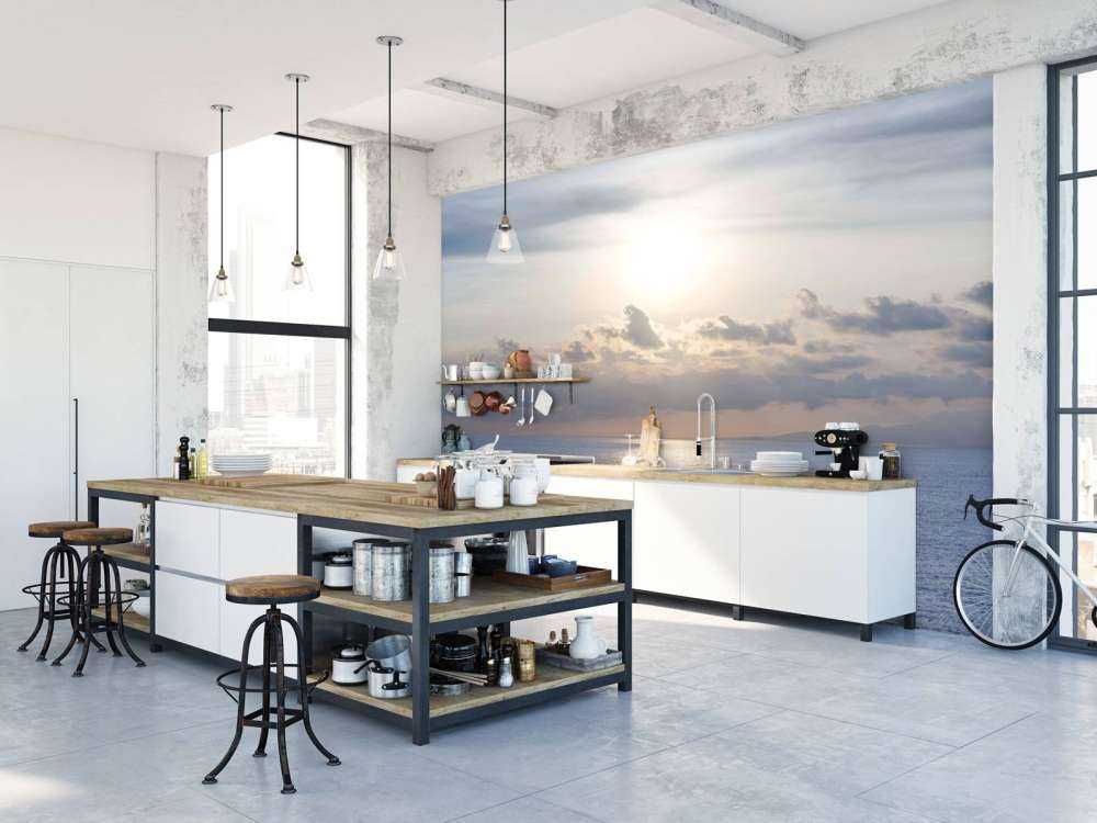 Beau ciel de coucher de soleil