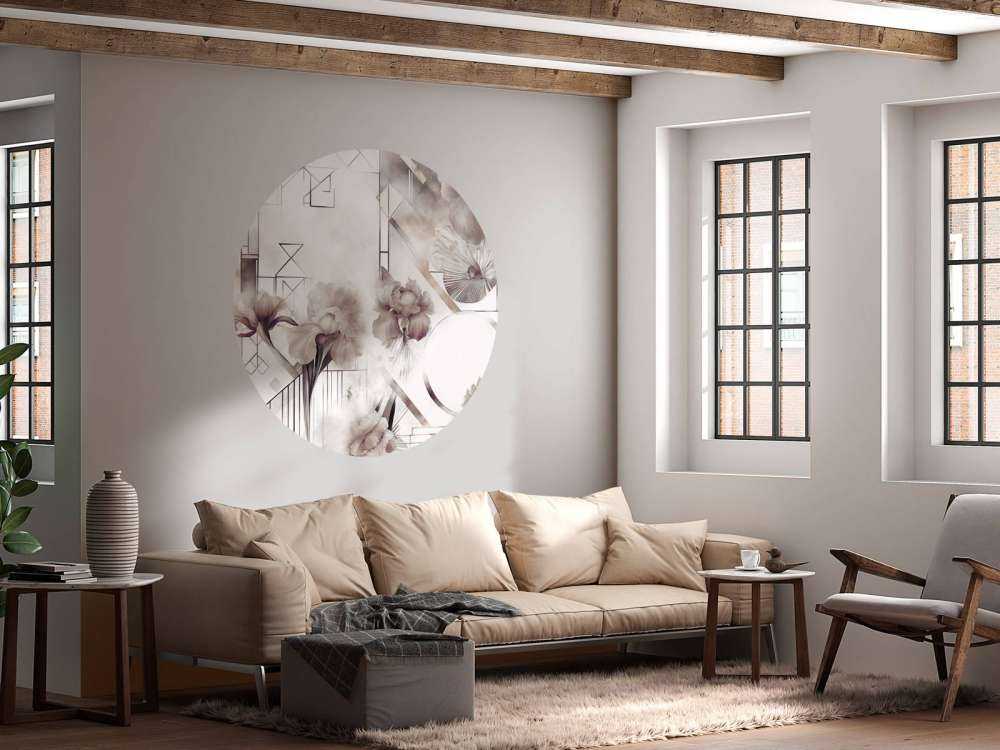 Géométrie Aquarelle Marron