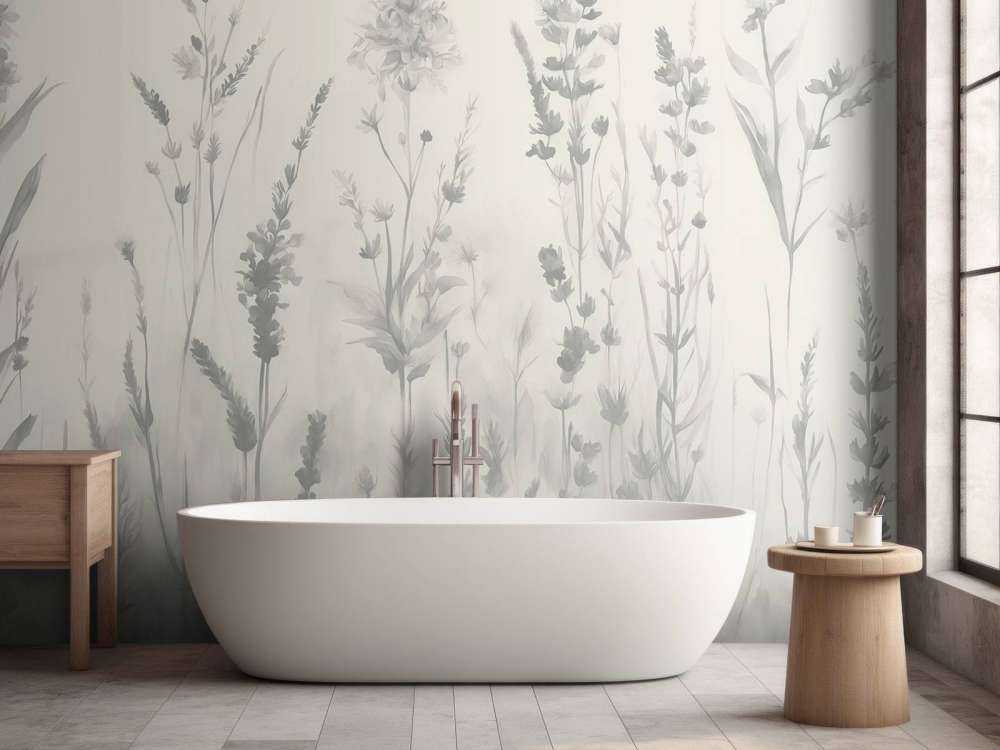 Lavande Clair Seamless Blanc Ivoire