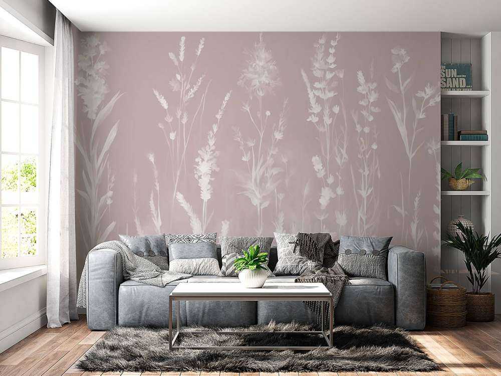 Lavande Clair Seamless Rose Poudré