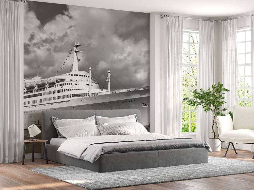 Classique océan intemporel en noir et blanc