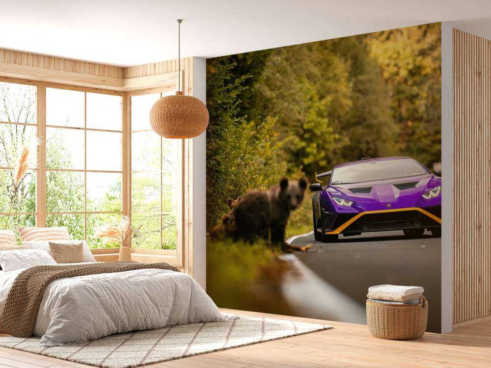 Lamborghini contre la nature