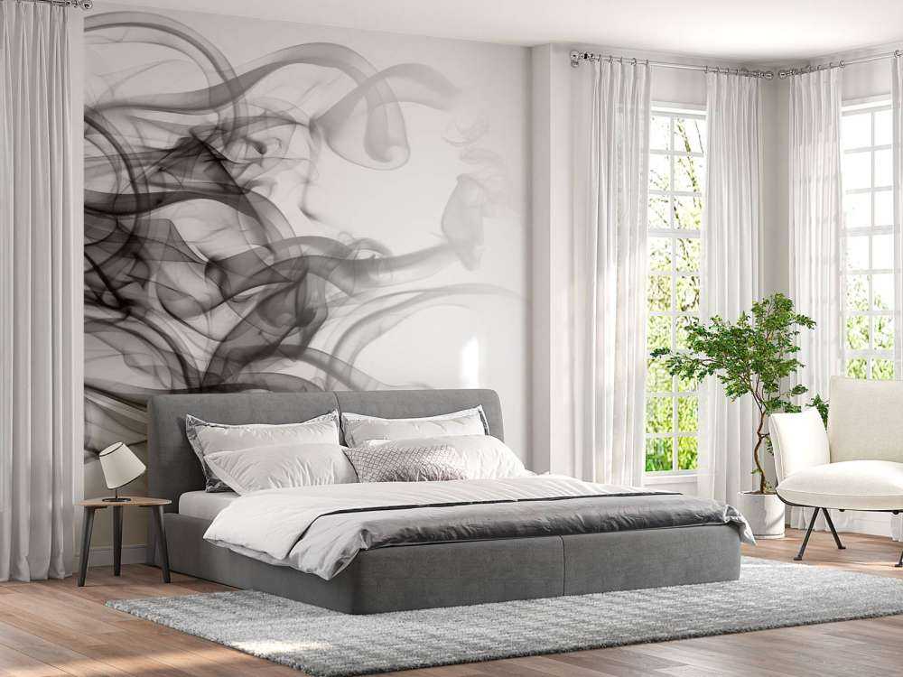 Tête formée de fumée