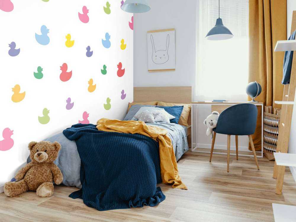 Canards de bain colorés