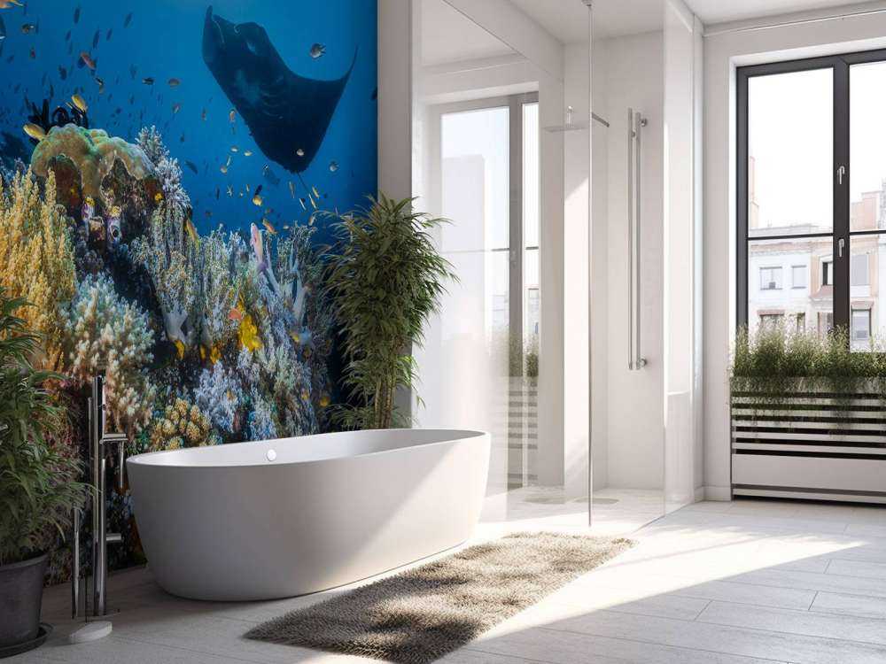 Manta reef on the reef