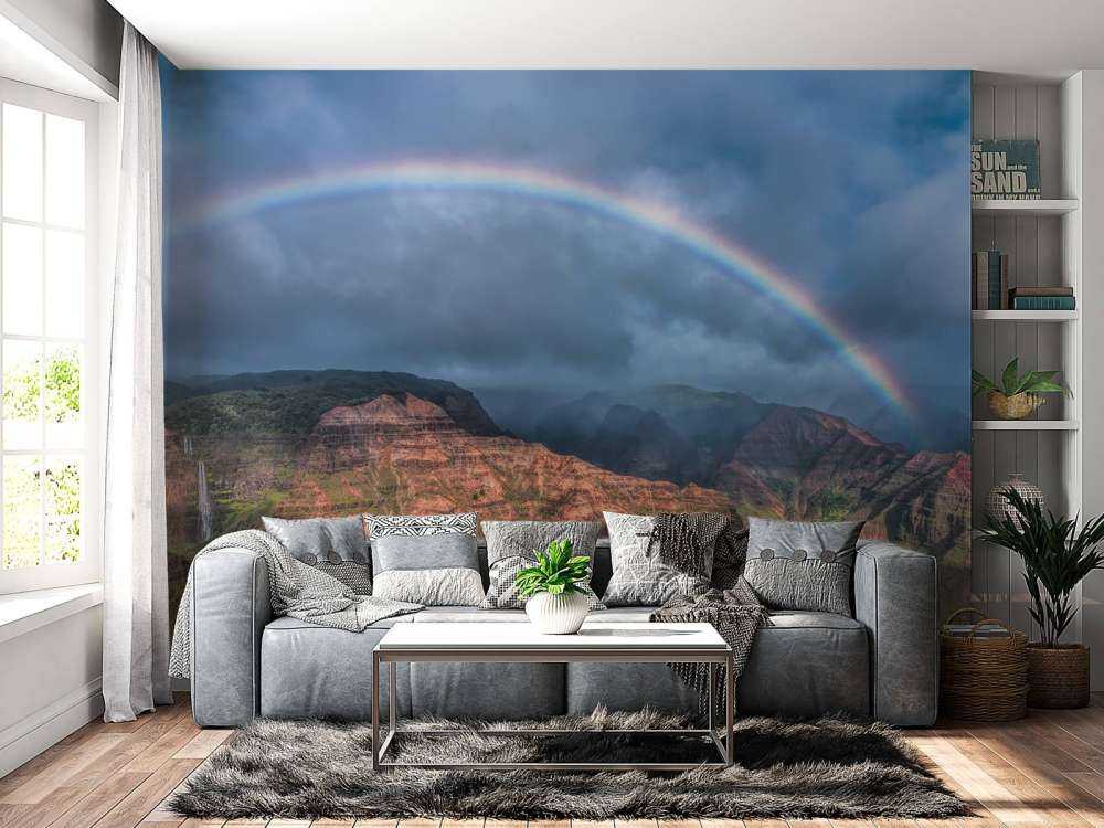 Arc-en-ciel au-dessus de Waimea Canyon