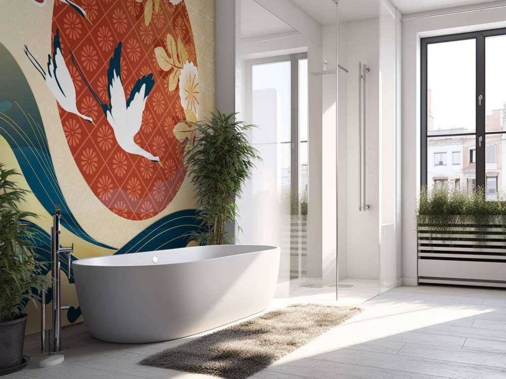 Coucher de soleil luxueux